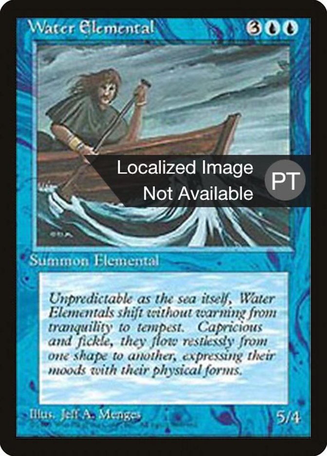 Water Elemental [Fourth Edition (Foreign Black Border)] | L.A. Mood Comics and Games