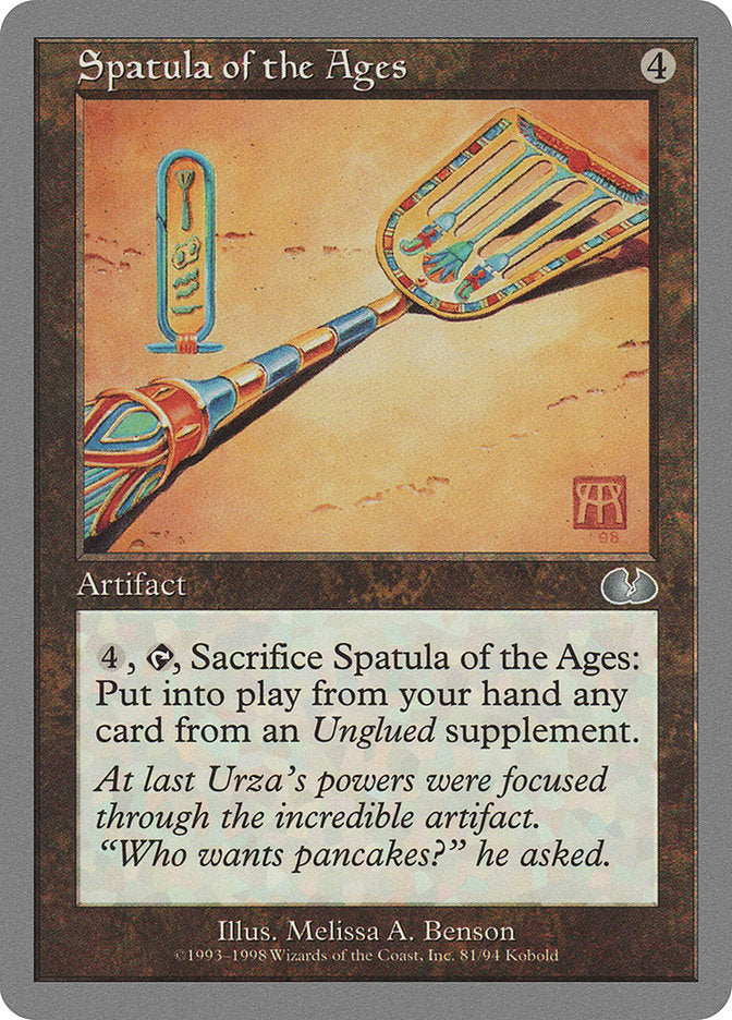 Spatula of the Ages [Unglued] | L.A. Mood Comics and Games