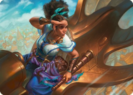 Talas Lookout Art Card [Dominaria United Art Series] | L.A. Mood Comics and Games