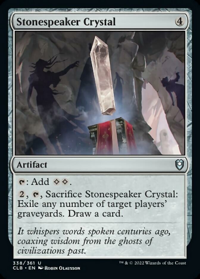 Stonespeaker Crystal [Commander Legends: Battle for Baldur's Gate] | L.A. Mood Comics and Games