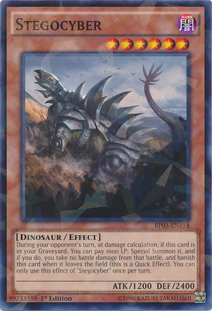 Stegocyber [BP03-EN114] Shatterfoil Rare | L.A. Mood Comics and Games