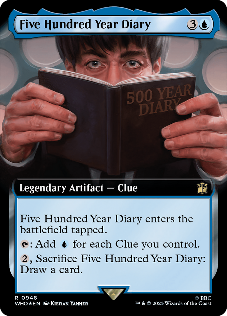 Five Hundred Year Diary (Extended Art) (Surge Foil) [Doctor Who] | L.A. Mood Comics and Games