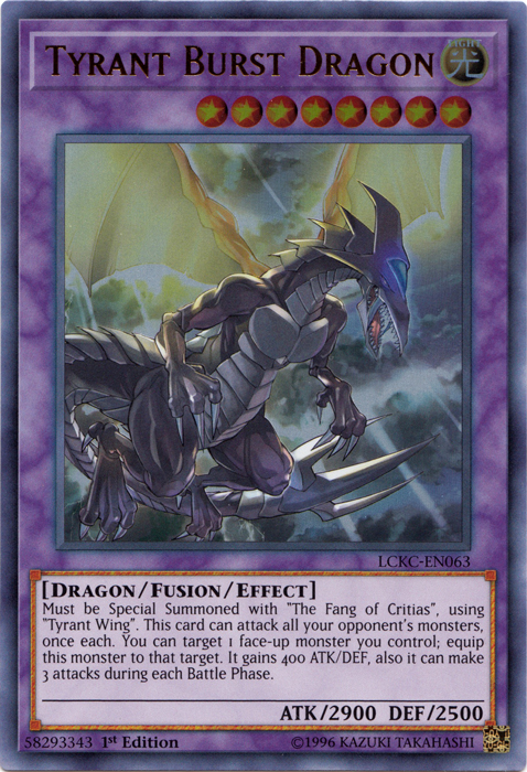 Tyrant Burst Dragon [LCKC-EN063] Ultra Rare | L.A. Mood Comics and Games