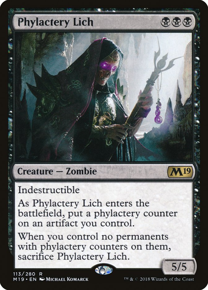Phylactery Lich [Core Set 2019] | L.A. Mood Comics and Games