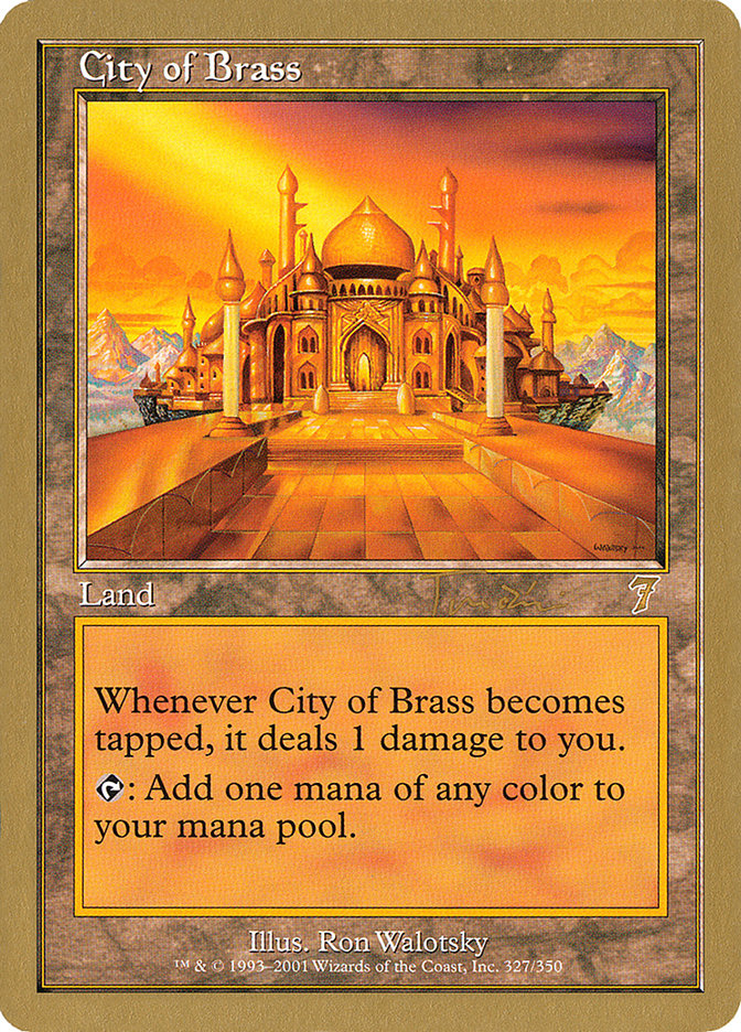 City of Brass (Jan Tomcani) [World Championship Decks 2001] | L.A. Mood Comics and Games