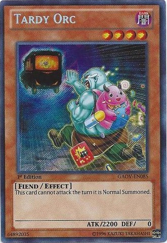 Tardy Orc [GAOV-EN085] Secret Rare | L.A. Mood Comics and Games