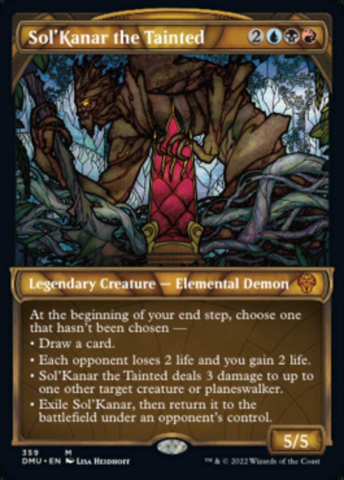 Sol'Kanar the Tainted (Showcase Textured) [Dominaria United] | L.A. Mood Comics and Games