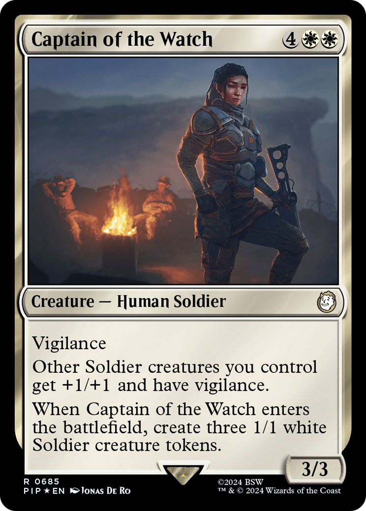 Captain of the Watch (Surge Foil) [Fallout] | L.A. Mood Comics and Games