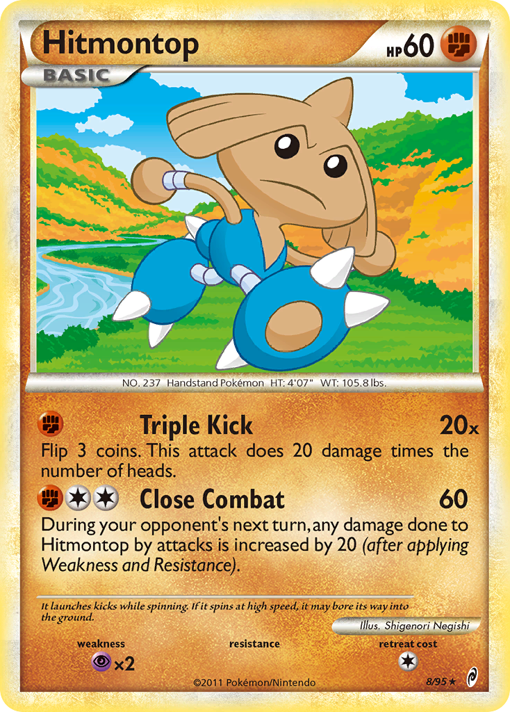 Hitmontop (8/95) [HeartGold & SoulSilver: Call of Legends] | L.A. Mood Comics and Games