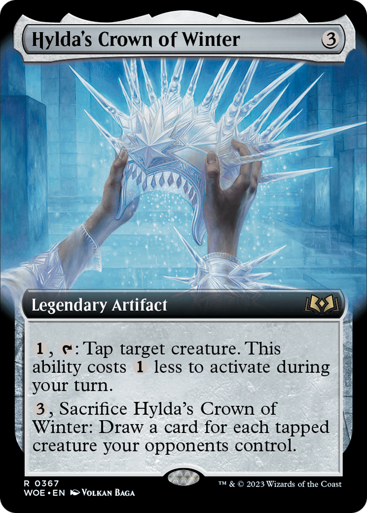 Hylda's Crown of Winter (Extended Art) [Wilds of Eldraine] | L.A. Mood Comics and Games