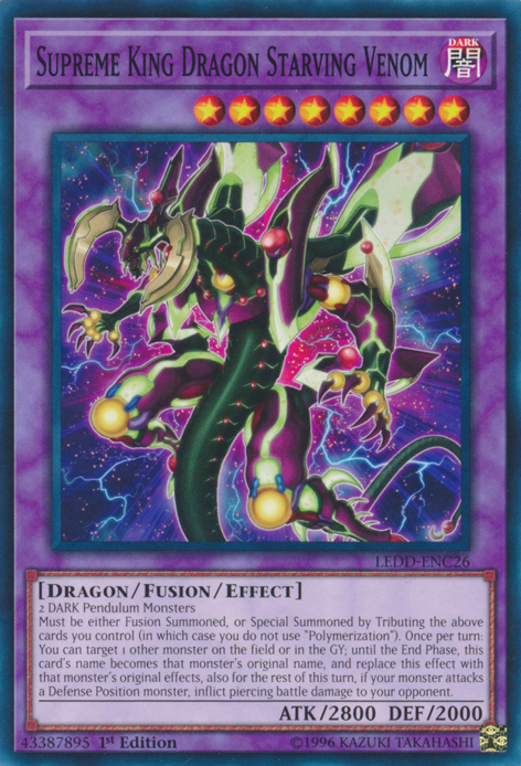 Supreme King Dragon Starving Venom [LEDD-ENC26] Common | L.A. Mood Comics and Games