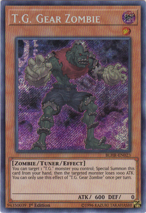 T.G. Gear Zombie [BLHR-EN023] Secret Rare | L.A. Mood Comics and Games