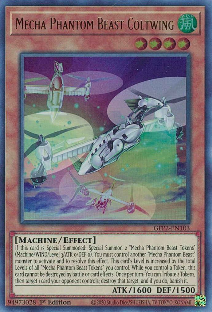 Mecha Phantom Beast Coltwing [GFP2-EN103] Ultra Rare | L.A. Mood Comics and Games