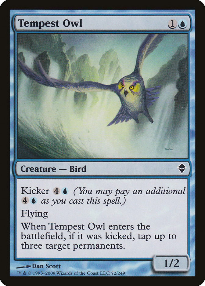 Tempest Owl [Zendikar] | L.A. Mood Comics and Games