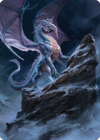 Ancient Silver Dragon Art Card (06) [Commander Legends: Battle for Baldur's Gate Art Series] | L.A. Mood Comics and Games