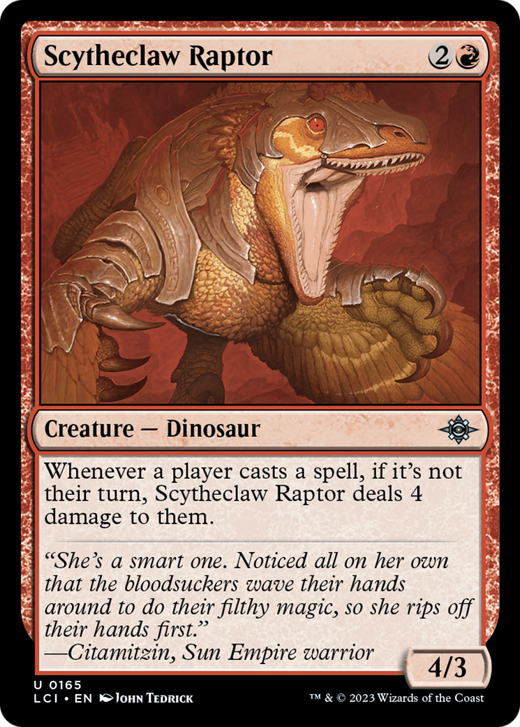 Scytheclaw Raptor [The Lost Caverns of Ixalan] | L.A. Mood Comics and Games