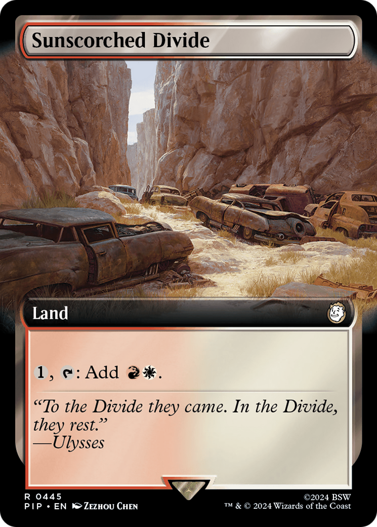 Sunscorched Divide (Extended Art) [Fallout] | L.A. Mood Comics and Games
