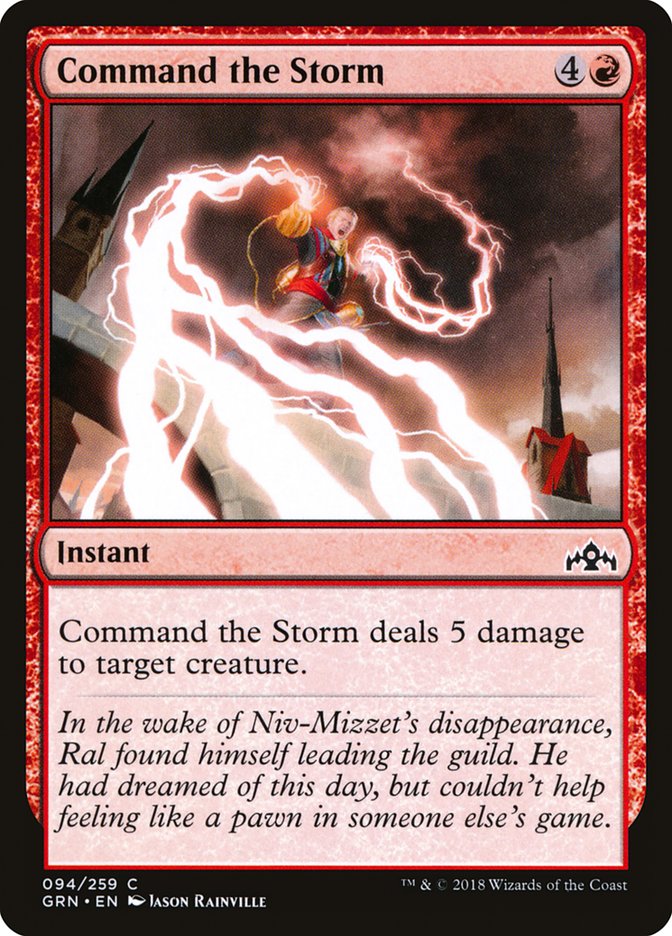 Command the Storm [Guilds of Ravnica] | L.A. Mood Comics and Games