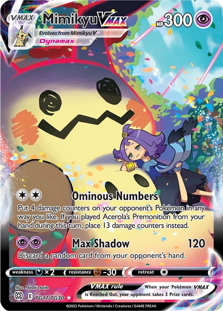 Mimikyu VMAX (TG17/TG30) [Sword & Shield: Brilliant Stars] | L.A. Mood Comics and Games