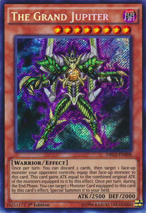 The Grand Jupiter [DRL3-EN008] Secret Rare | L.A. Mood Comics and Games