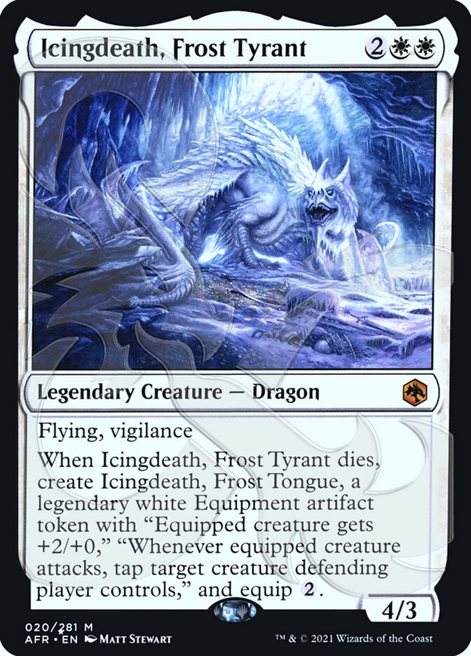 Icingdeath, Frost Tyrant (Ampersand Promo) [Dungeons & Dragons: Adventures in the Forgotten Realms Promos] | L.A. Mood Comics and Games