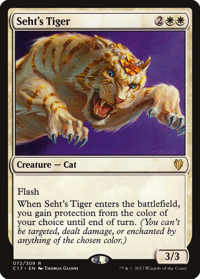 Seht's Tiger [Commander 2017] | L.A. Mood Comics and Games
