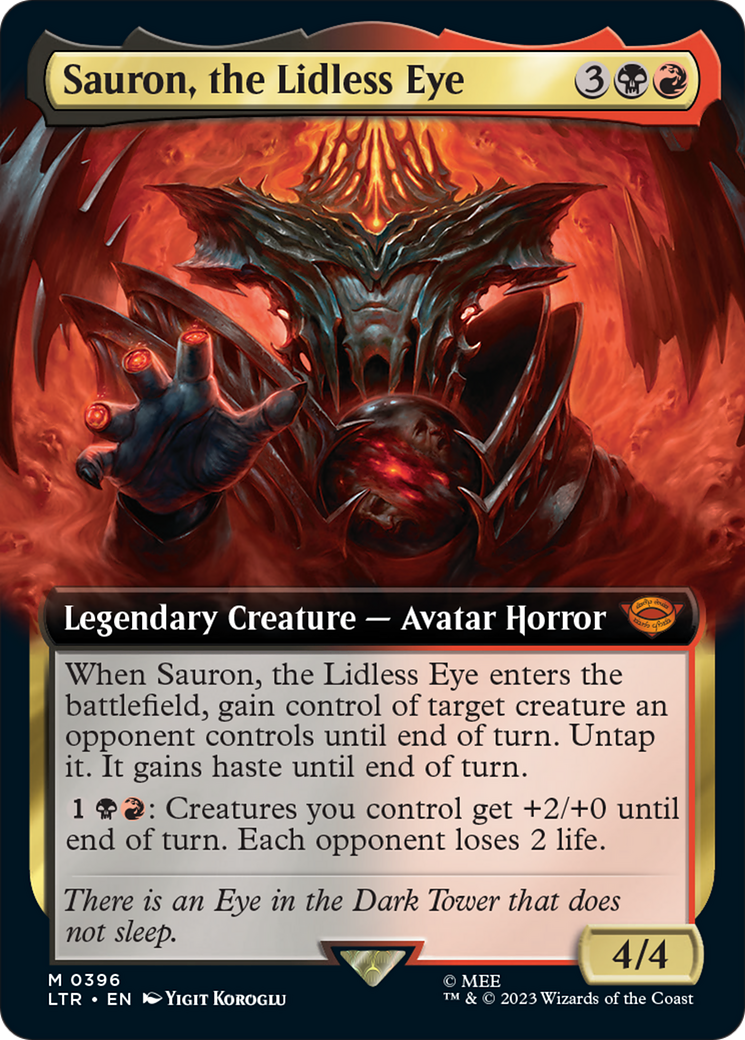 Sauron, the Lidless Eye (Extended Art) [The Lord of the Rings: Tales of Middle-Earth] | L.A. Mood Comics and Games