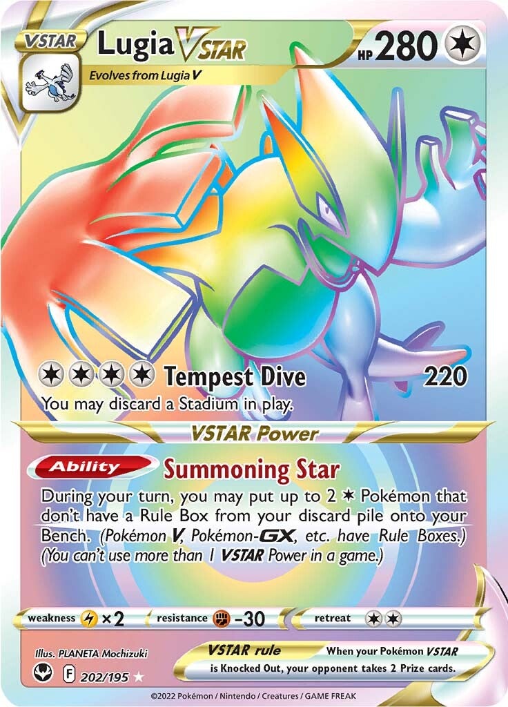 Lugia VSTAR (202/195) [Sword & Shield: Silver Tempest] | L.A. Mood Comics and Games