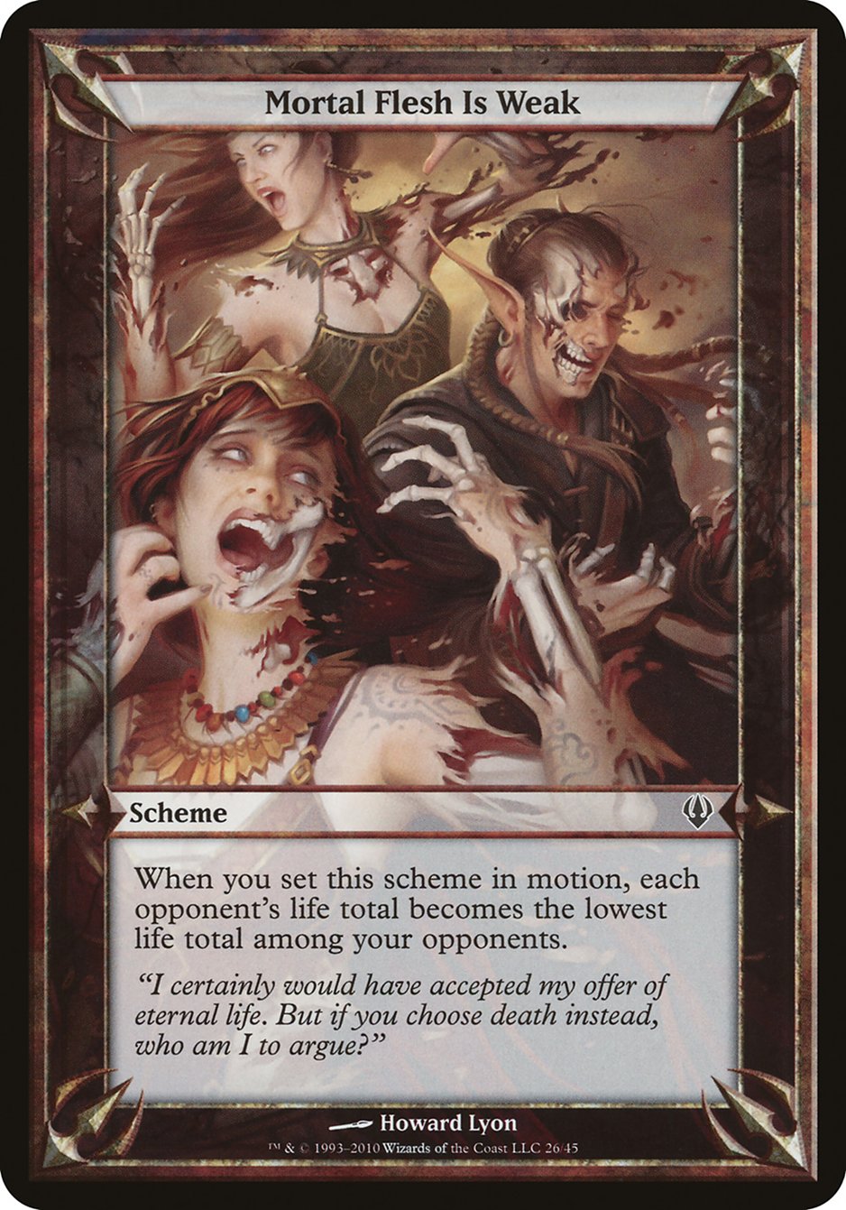 Mortal Flesh Is Weak (Schemes) [Archenemy Schemes] | L.A. Mood Comics and Games