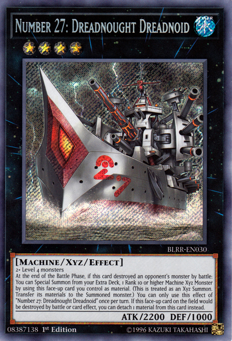 Number 27: Dreadnought Dreadnoid [BLRR-EN030] Secret Rare | L.A. Mood Comics and Games