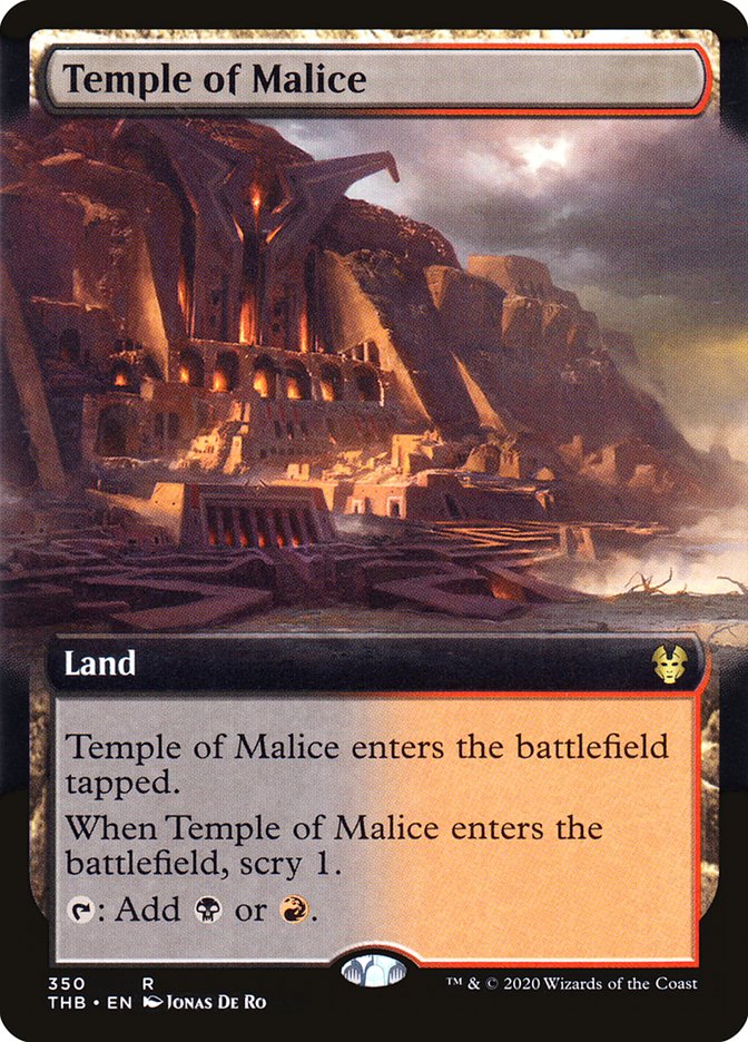 Temple of Malice (Extended Art) [Theros Beyond Death] | L.A. Mood Comics and Games