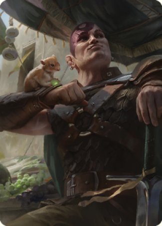 Minsc & Boo, Timeless Heroes Art Card (38) [Commander Legends: Battle for Baldur's Gate Art Series] | L.A. Mood Comics and Games