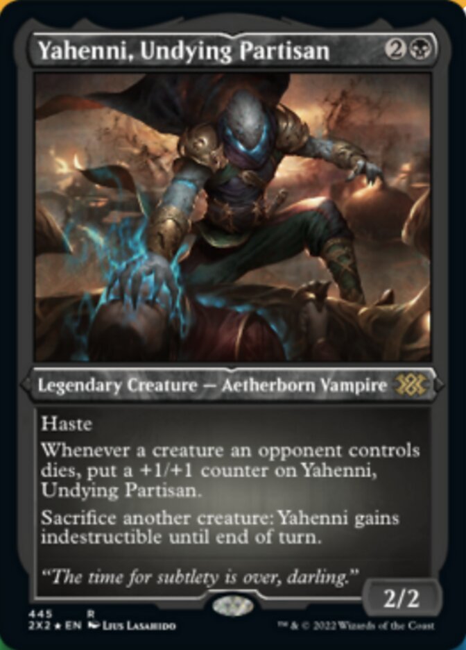 Yahenni, Undying Partisan (Foil Etched) [Double Masters 2022] | L.A. Mood Comics and Games