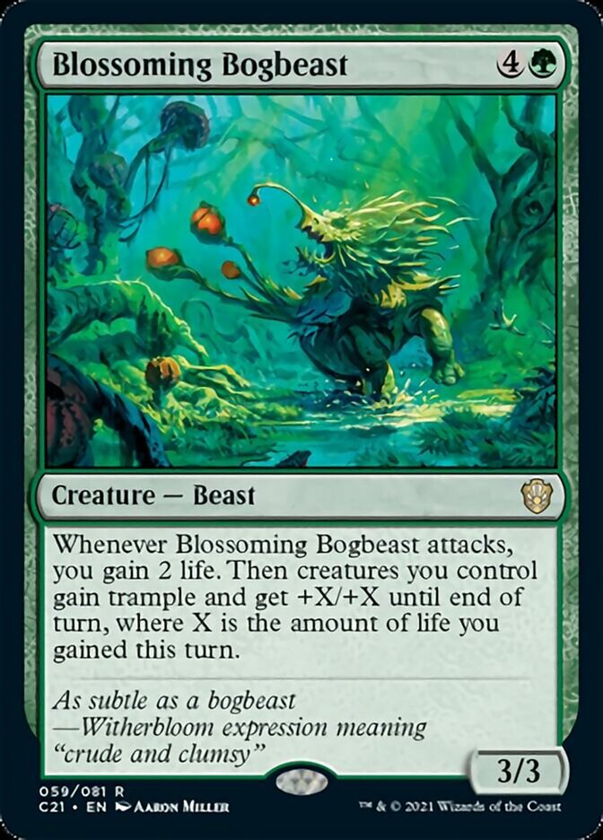 Blossoming Bogbeast [Commander 2021] | L.A. Mood Comics and Games
