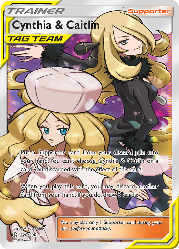 Cynthia & Caitlin (228/236) [Sun & Moon: Cosmic Eclipse] | L.A. Mood Comics and Games