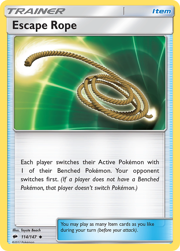 Escape Rope (114/147) [Sun & Moon: Burning Shadows] | L.A. Mood Comics and Games
