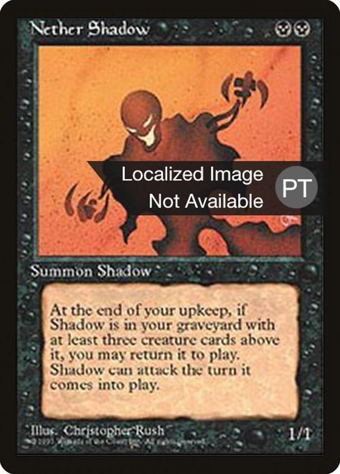 Nether Shadow [Fourth Edition (Foreign Black Border)] | L.A. Mood Comics and Games