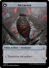 Incubator // Phyrexian (17) Double-Sided Token [March of the Machine Tokens] | L.A. Mood Comics and Games