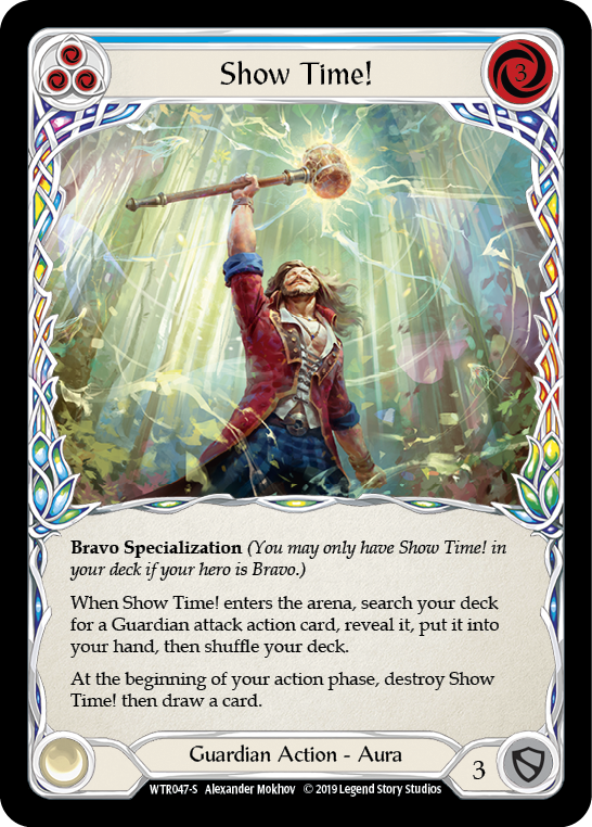 Show Time! [WTR047-S] (Welcome to Rathe)  Alpha Print Rainbow Foil | L.A. Mood Comics and Games