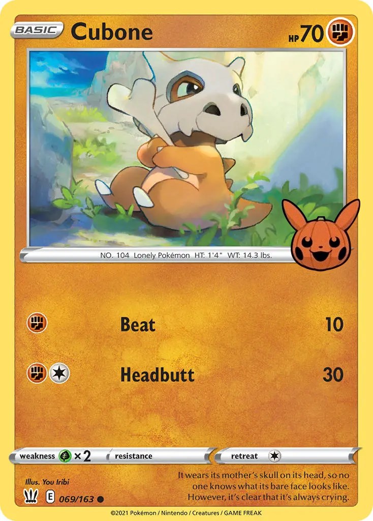 Cubone (069/163) [Trick or Trade] | L.A. Mood Comics and Games