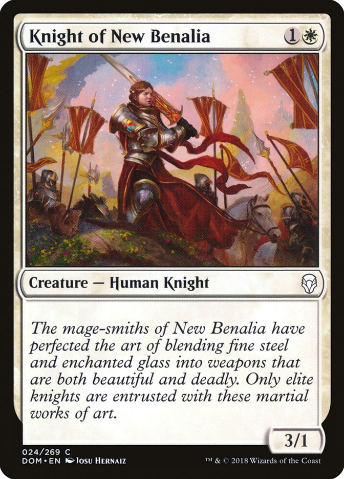 Knight of New Benalia [Dominaria] | L.A. Mood Comics and Games