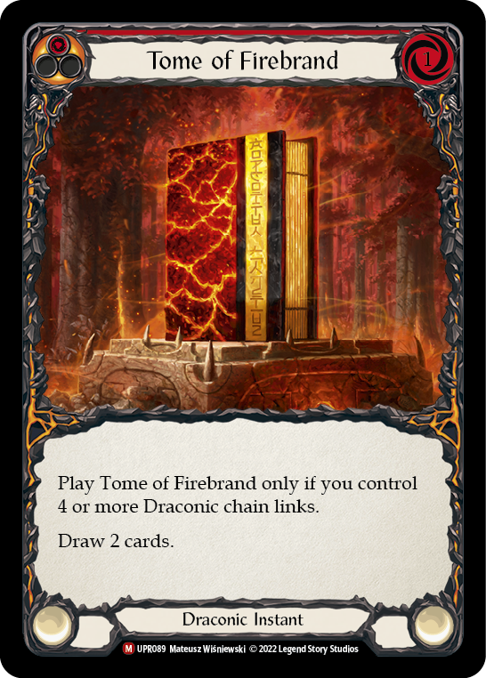 Tome of Firebrand [UPR089] (Uprising)  Rainbow Foil | L.A. Mood Comics and Games