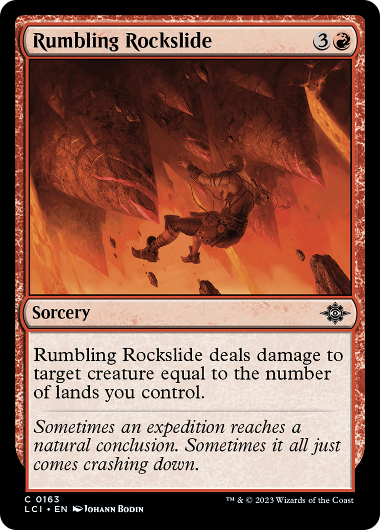 Rumbling Rockslide [The Lost Caverns of Ixalan] | L.A. Mood Comics and Games