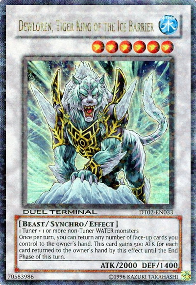 Dewloren, Tiger King of the Ice Barrier [DT02-EN033] Ultra Rare | L.A. Mood Comics and Games