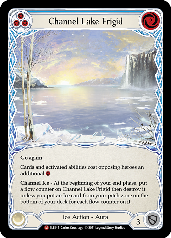 Channel Lake Frigid [ELE146] (Tales of Aria)  1st Edition Rainbow Foil | L.A. Mood Comics and Games