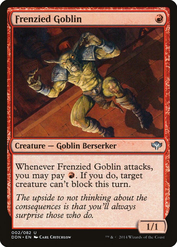 Frenzied Goblin [Duel Decks: Speed vs. Cunning] | L.A. Mood Comics and Games