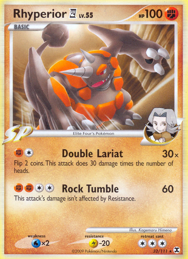 Rhyperior (32/111) [Platinum: Rising Rivals] | L.A. Mood Comics and Games