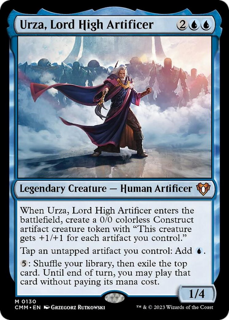 Urza, Lord High Artificer [Commander Masters] | L.A. Mood Comics and Games