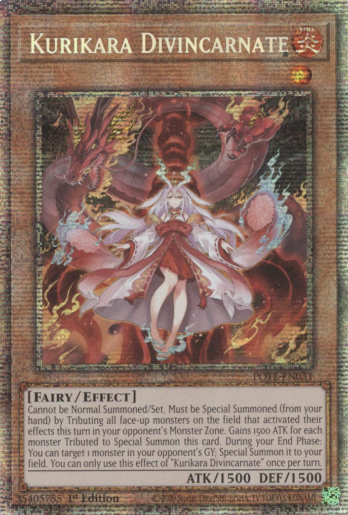 Kurikara Divincarnate [POTE-EN031] Starlight Rare | L.A. Mood Comics and Games