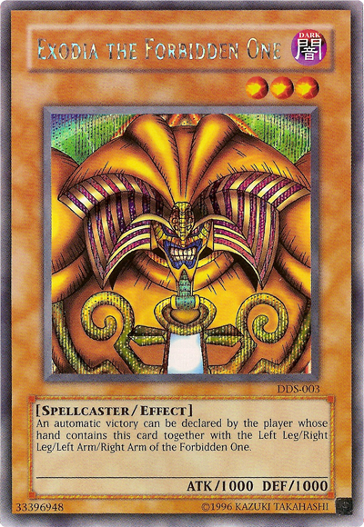 Exodia the Forbidden One (Dark Duel Stories) [DDS-003] Secret Rare | L.A. Mood Comics and Games